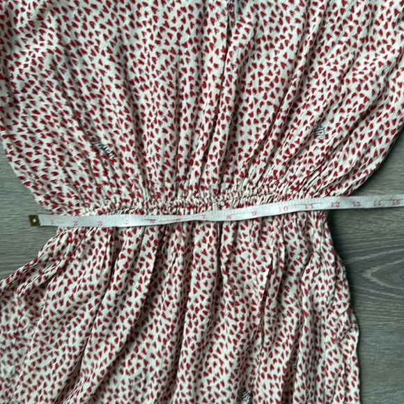 ZADIG & VOLTAIRE Rinka Heart-print Dress In Red Silk Small - Picture 13 of 14